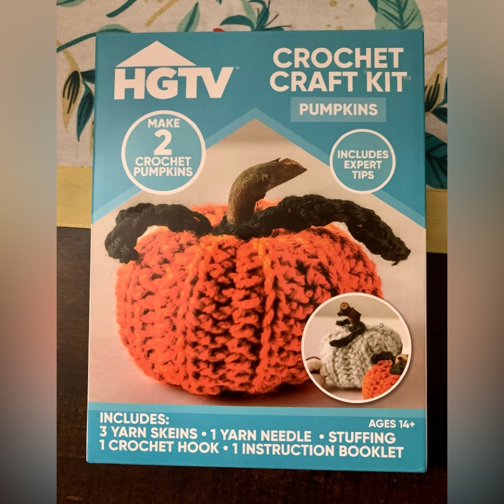 2ct Fall Craft Finger Knit Pumpkins Kit by Mondo Llama